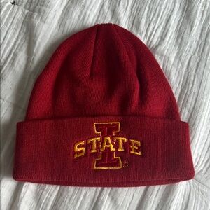 Red Iowa State Beanie